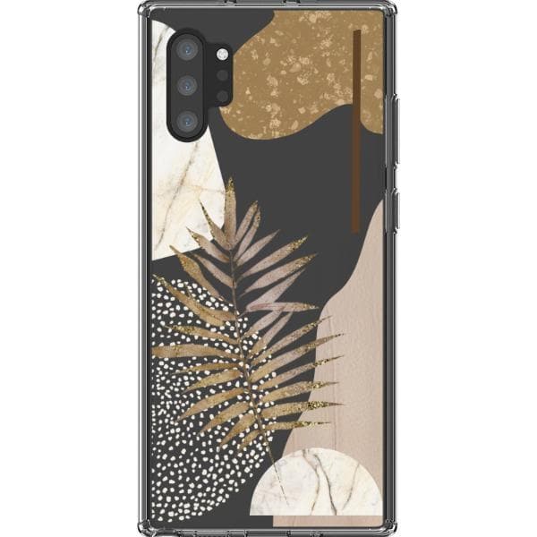 Pale Modern Boho Shapes Clear Phone Cases