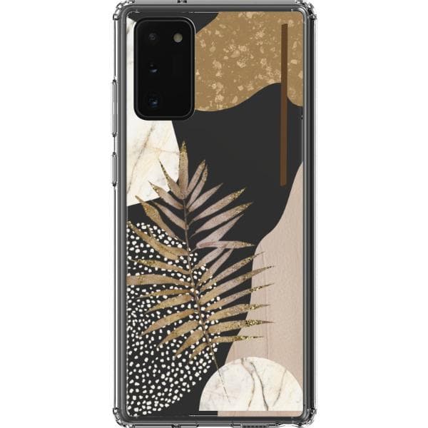 Pale Modern Boho Shapes Clear Phone Cases