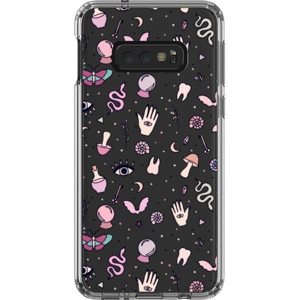 Pink Mystic Doodles Clear Phone Case