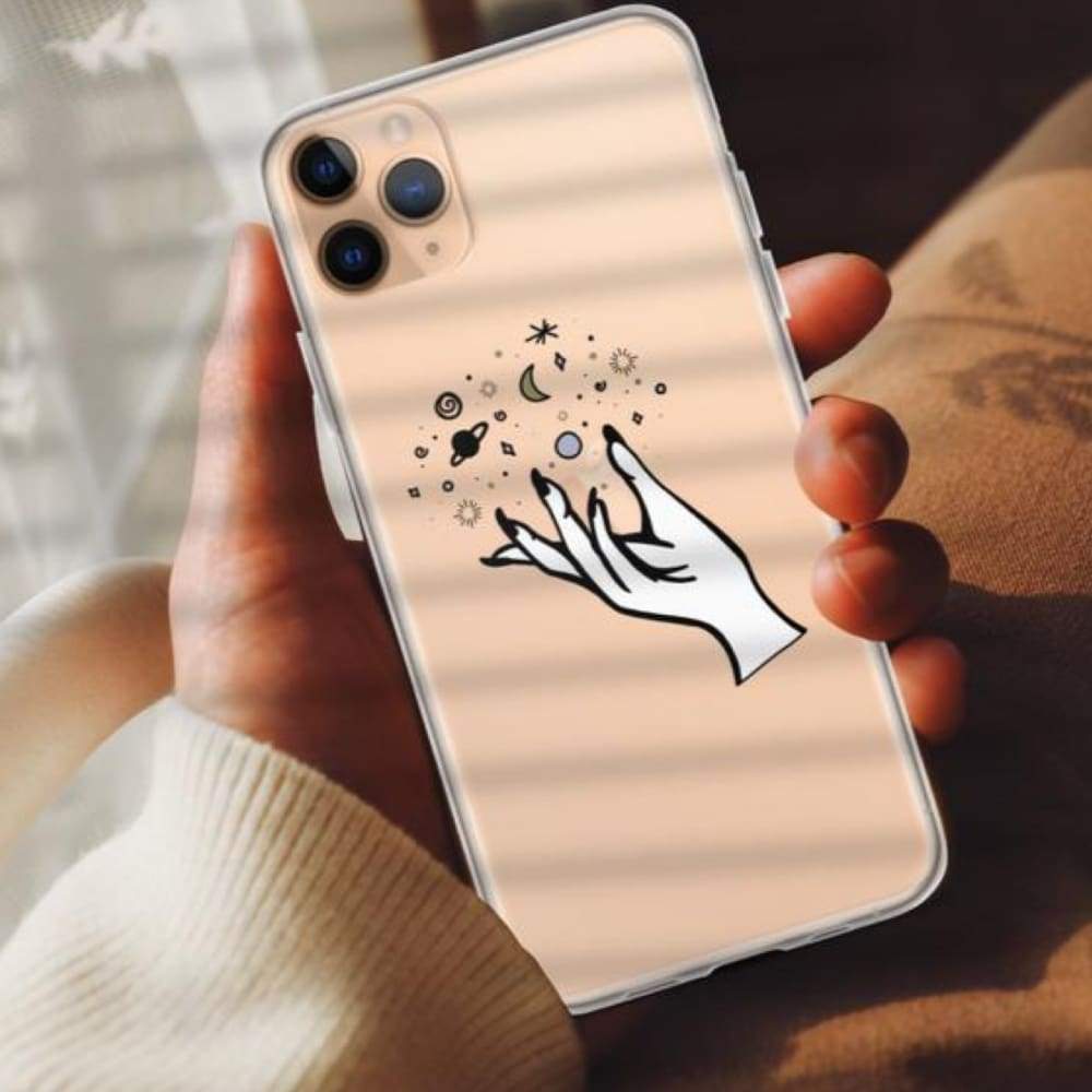 Space Magic Clear Phone Case