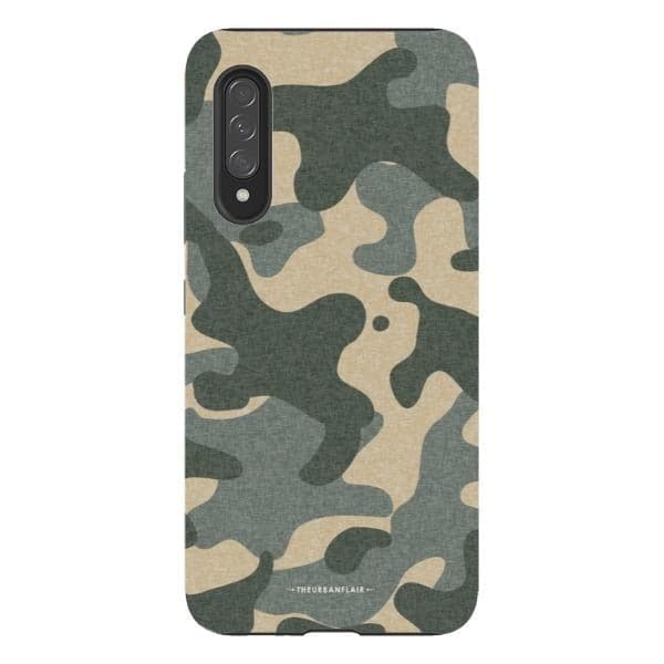 Textured Camo Print Tough Phone Case