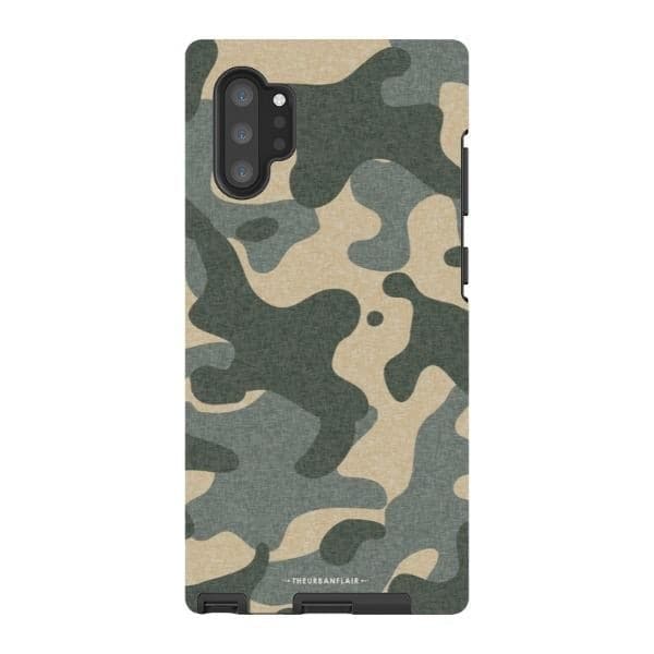 Textured Camo Print Tough Phone Case