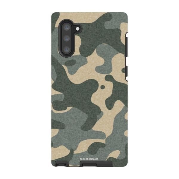 Textured Camo Print Tough Phone Case