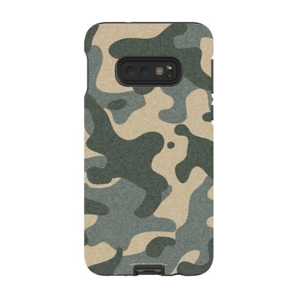 Textured Camo Print Tough Phone Case