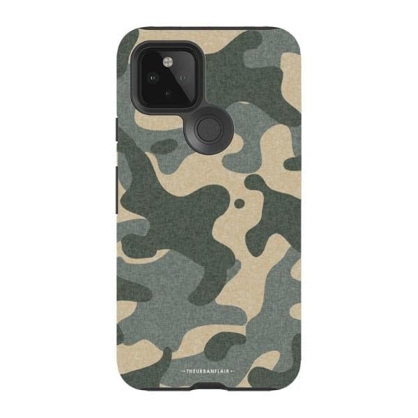 Textured Camo Print Tough Phone Case