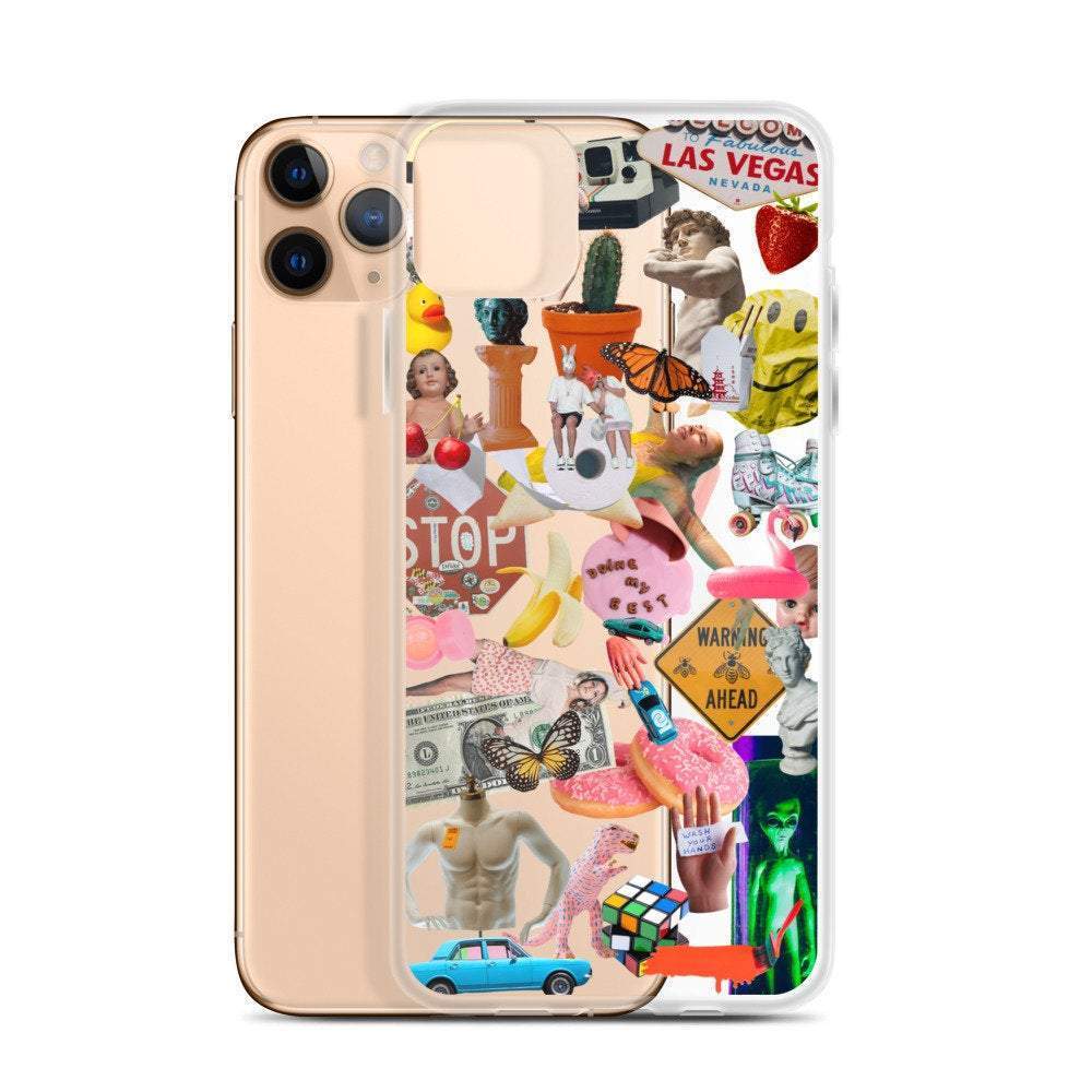 The Weirdest Collage Clear Phone Case