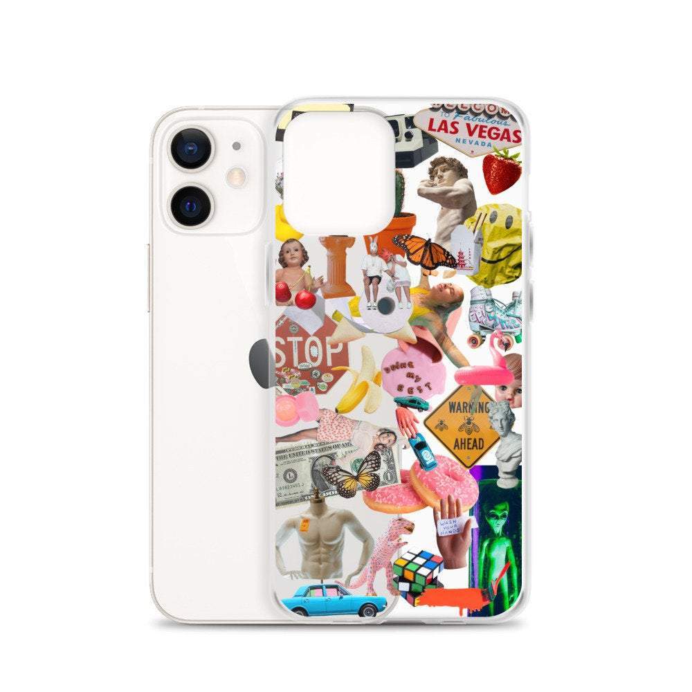 The Weirdest Collage Clear Phone Case