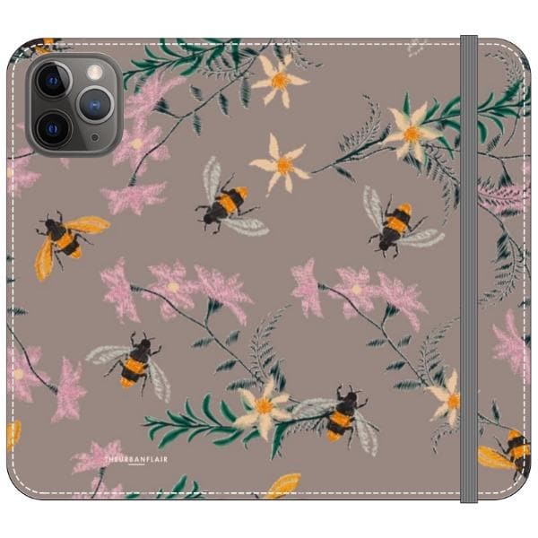 Vintage Bees Wallet Phone Case