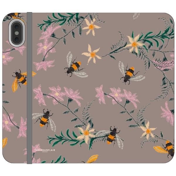 Vintage Bees Wallet Phone Case