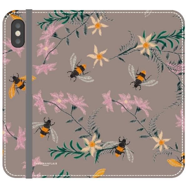 Vintage Bees Wallet Phone Case