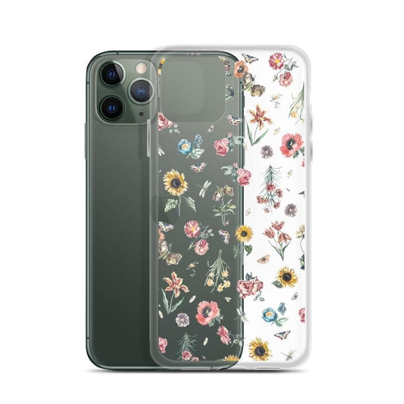 Vintage Botanical Clear Phone Case