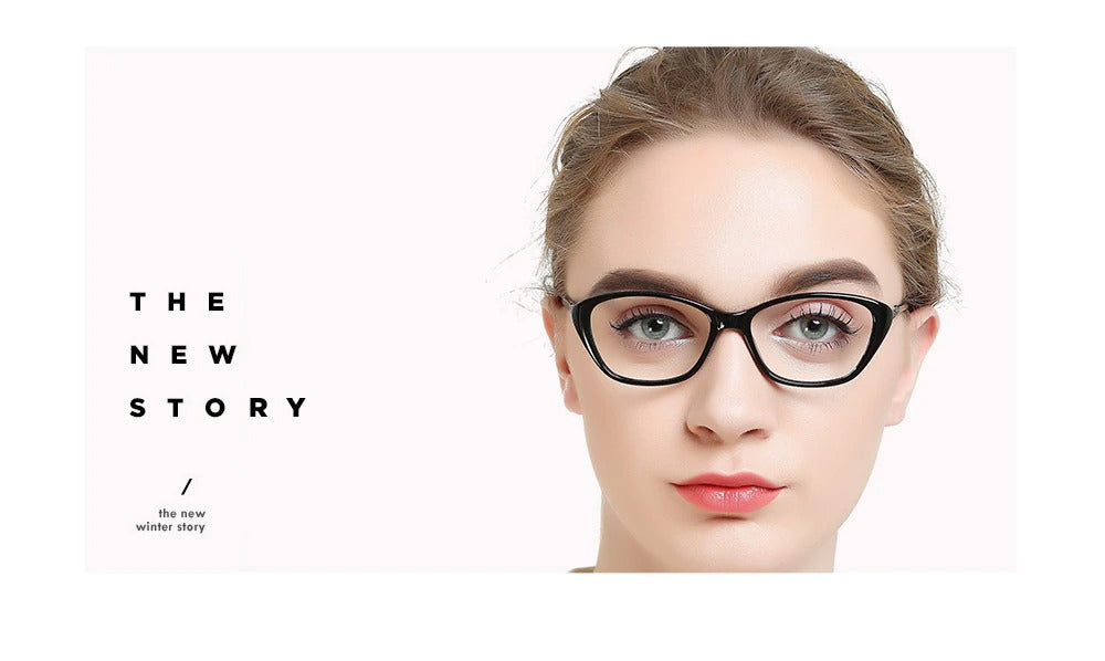women Prescription  Frame Nerd Lens Medical Optical Eyewear Oculos Lunettes Gafas