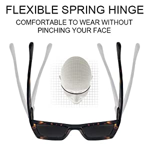 OCCI CHIARI Reading Glasses for Women Cat Eye Fashion Reader detail 4