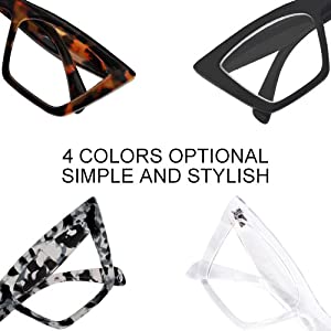 OCCI CHIARI Reading Glasses for Women Cat Eye Fashion Reader detail 5