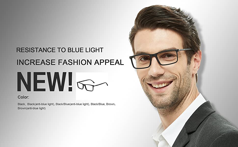 Rectangular Stylish Eyeware Frames Prescription Eyeglasses