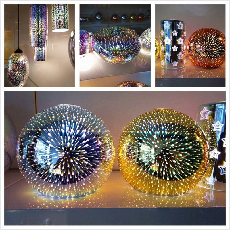 3D Colorful Firework Chandelier