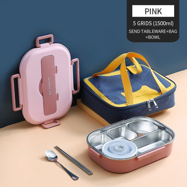 Japanese Stainless Steel Bento Lunch Box