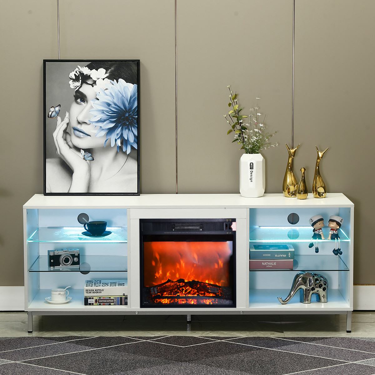 Electric Fireplace Insert