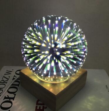 3D Star Night Light Magic Glass Orb