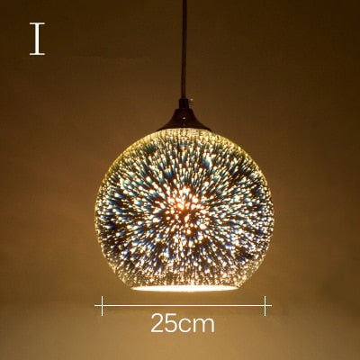 3D Colorful Firework Chandelier