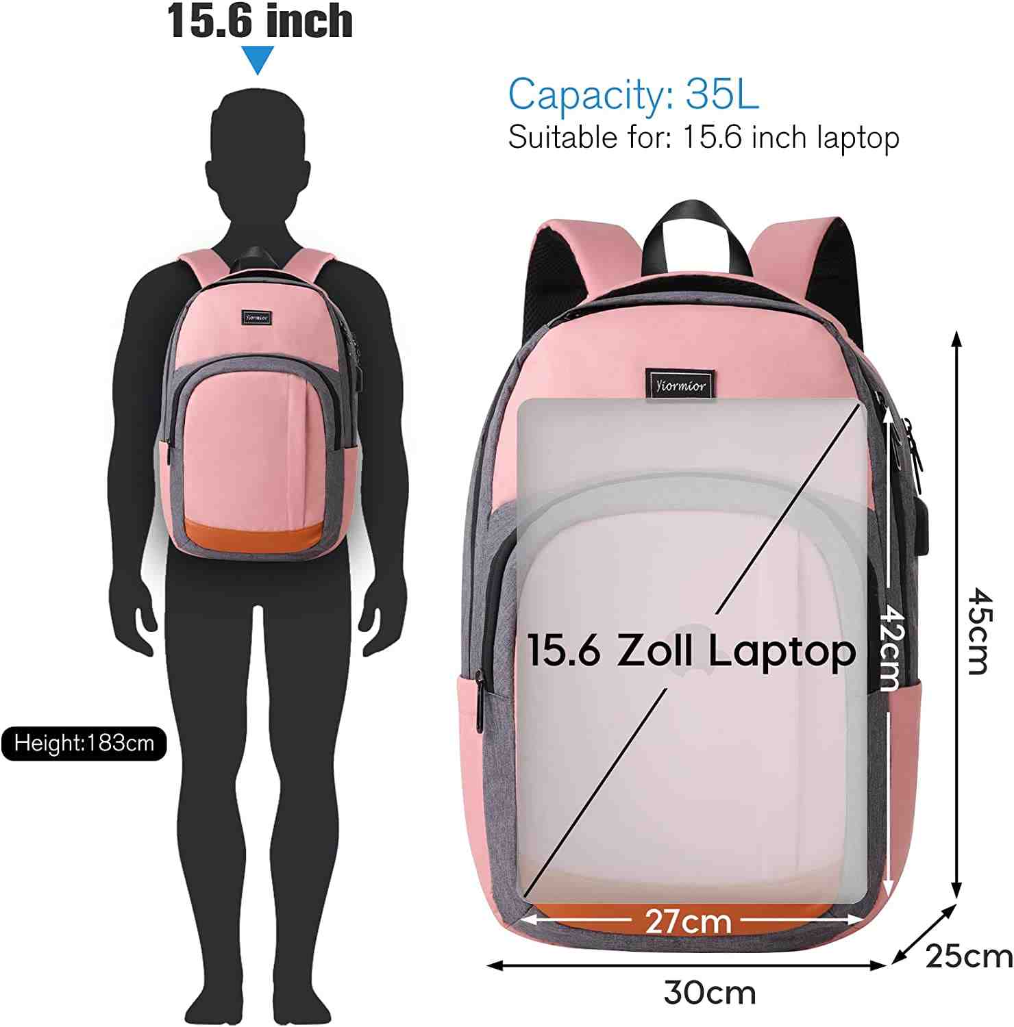 Schulrucksack Mädchen Teenager