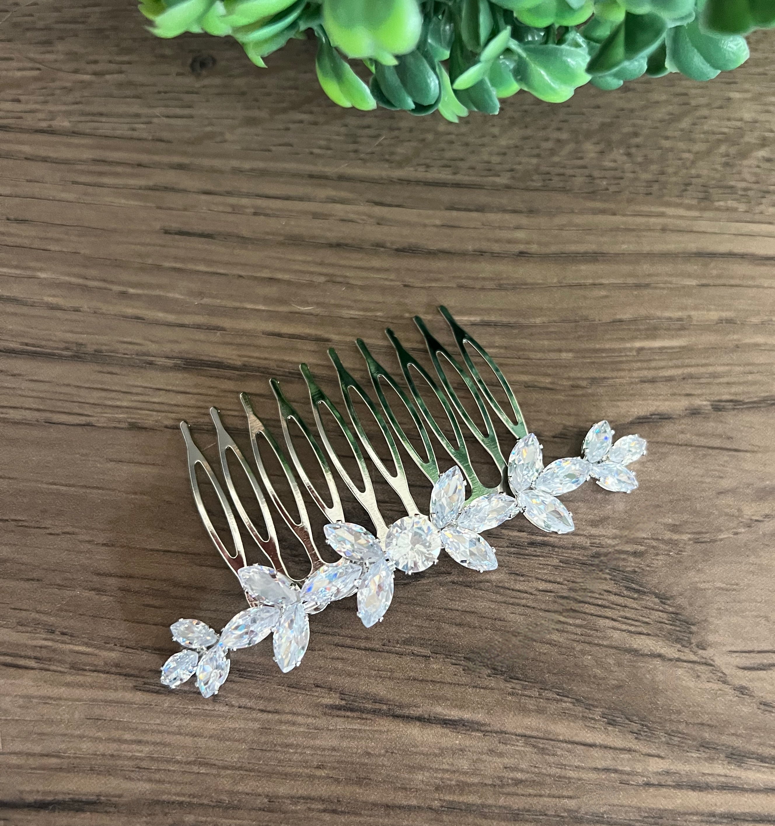 Crystal Bridal Hair comb - Alexis