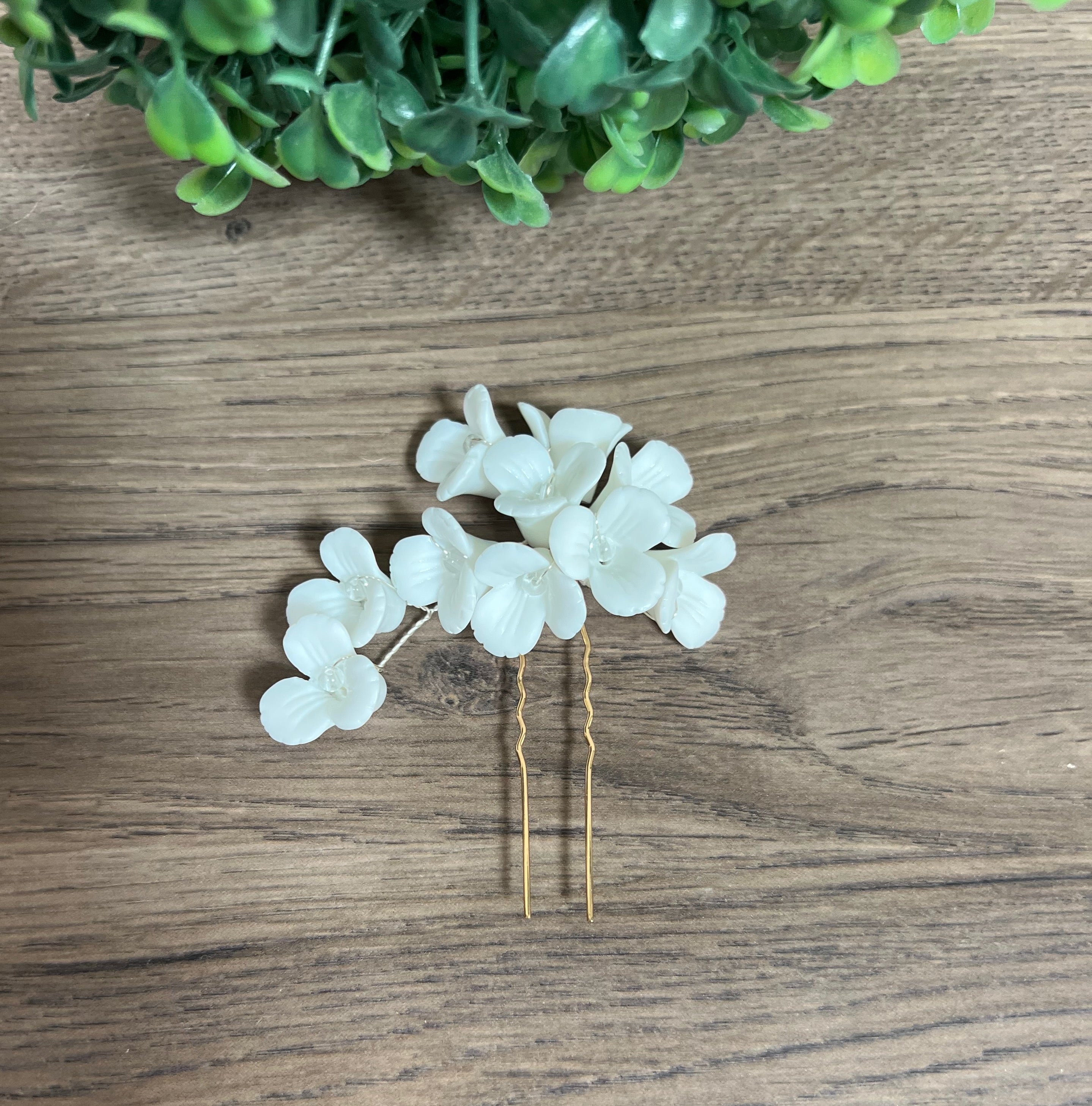 Floral Bridal hair pins - Kathryn