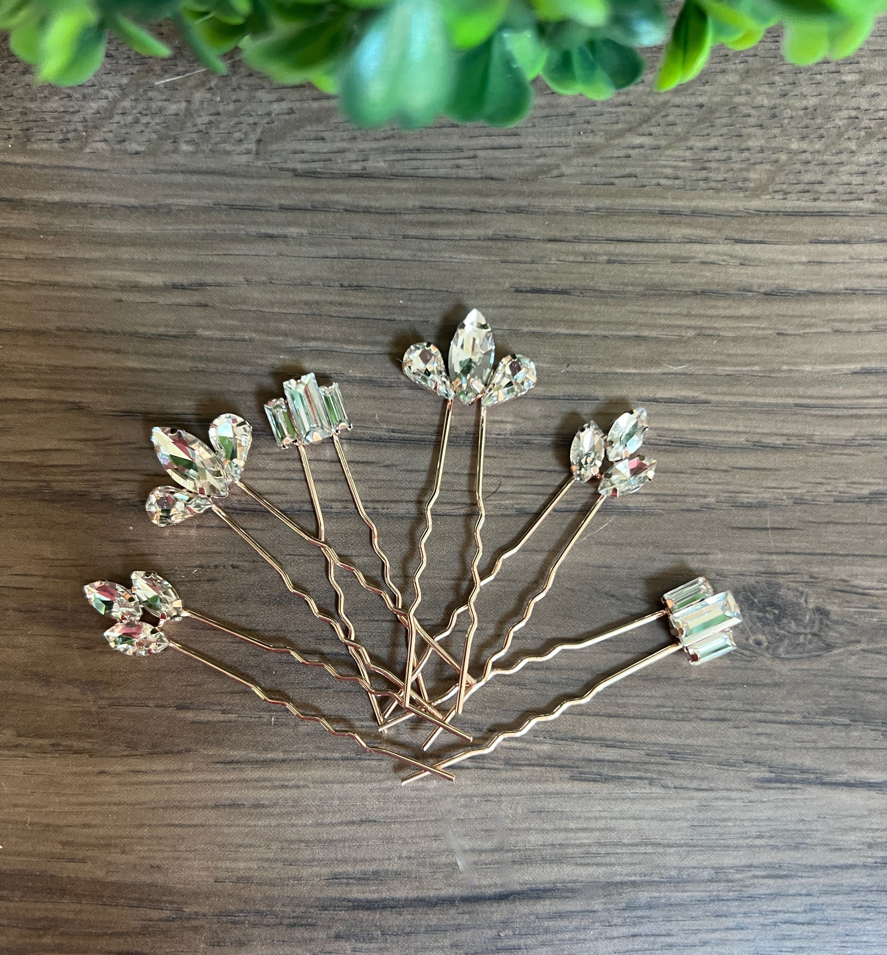 Crystal Hair pins - Natalie