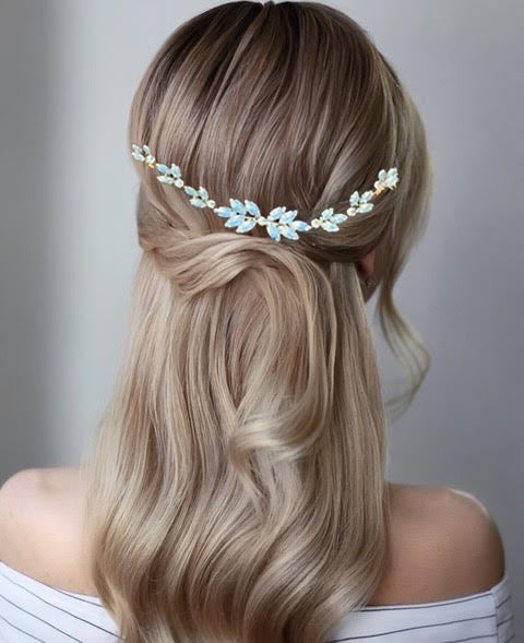 Denise - Bridal Crystal Hair Vine