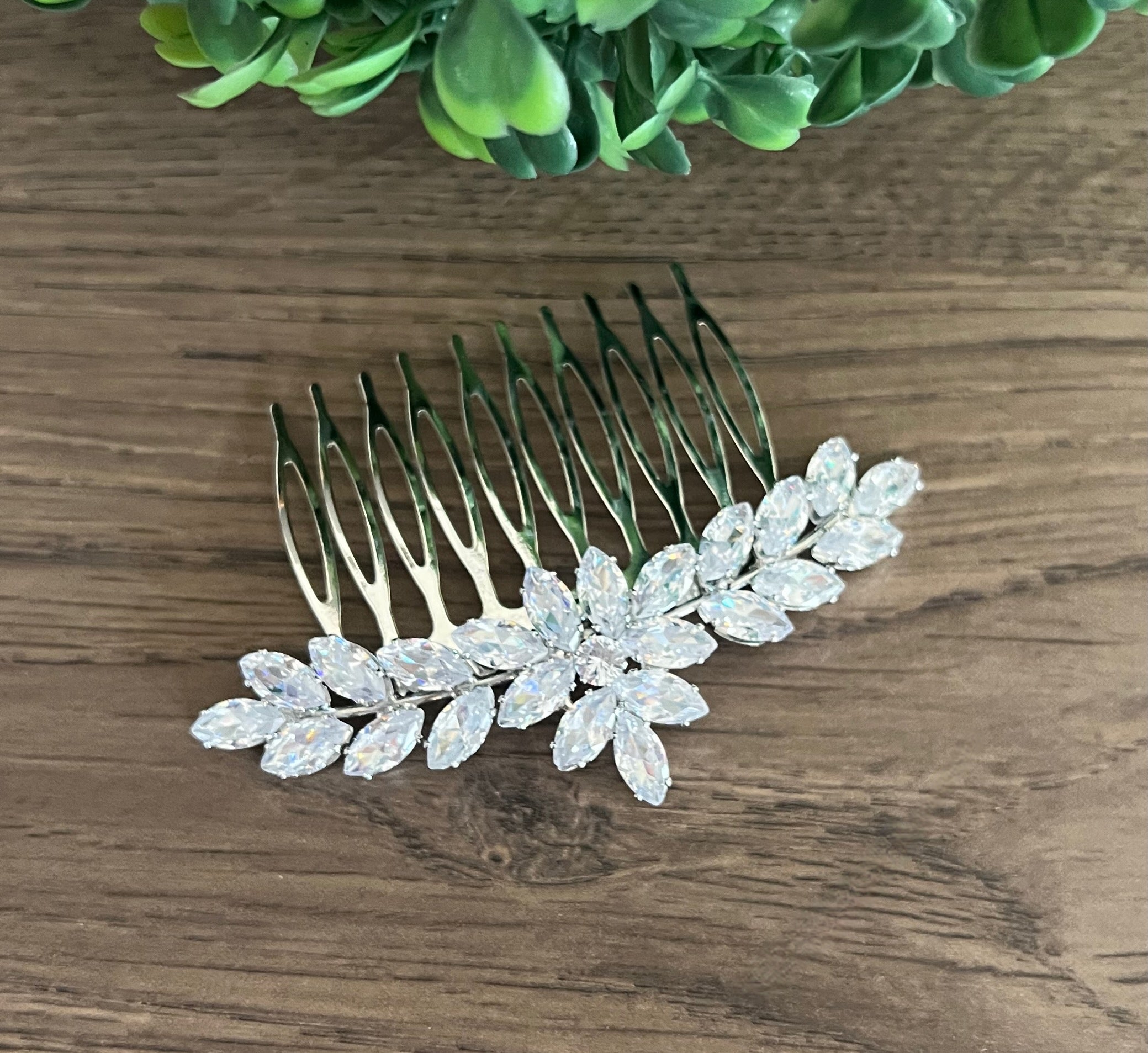 Crystal Bridal Hair comb - Alison