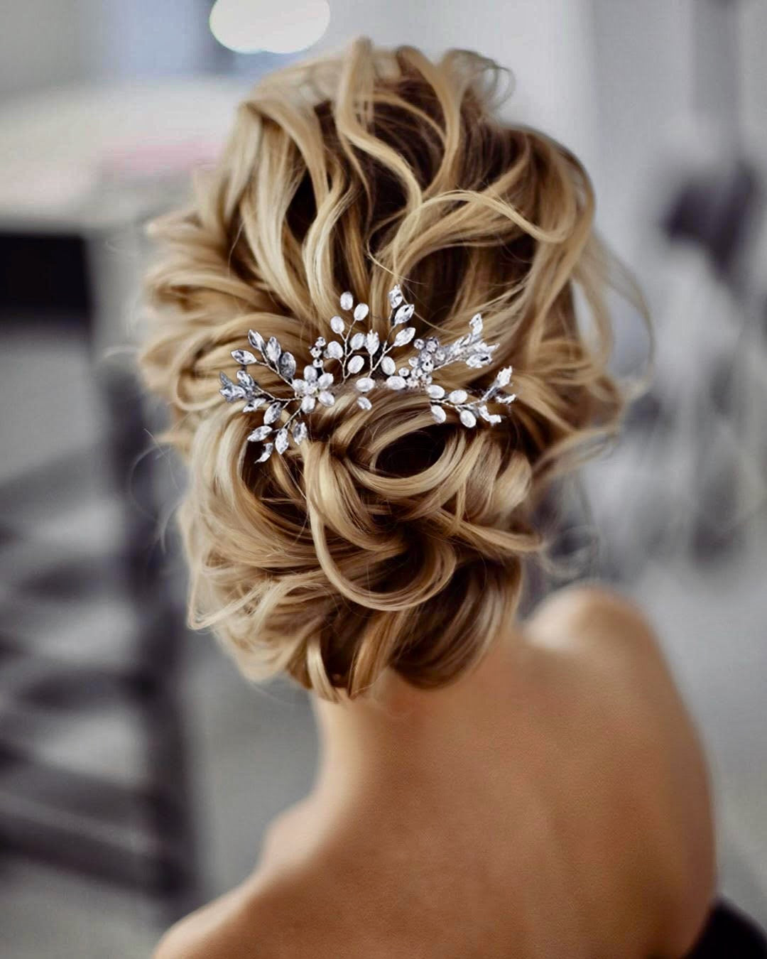 Pearl Bridal Hair piece-Autumn