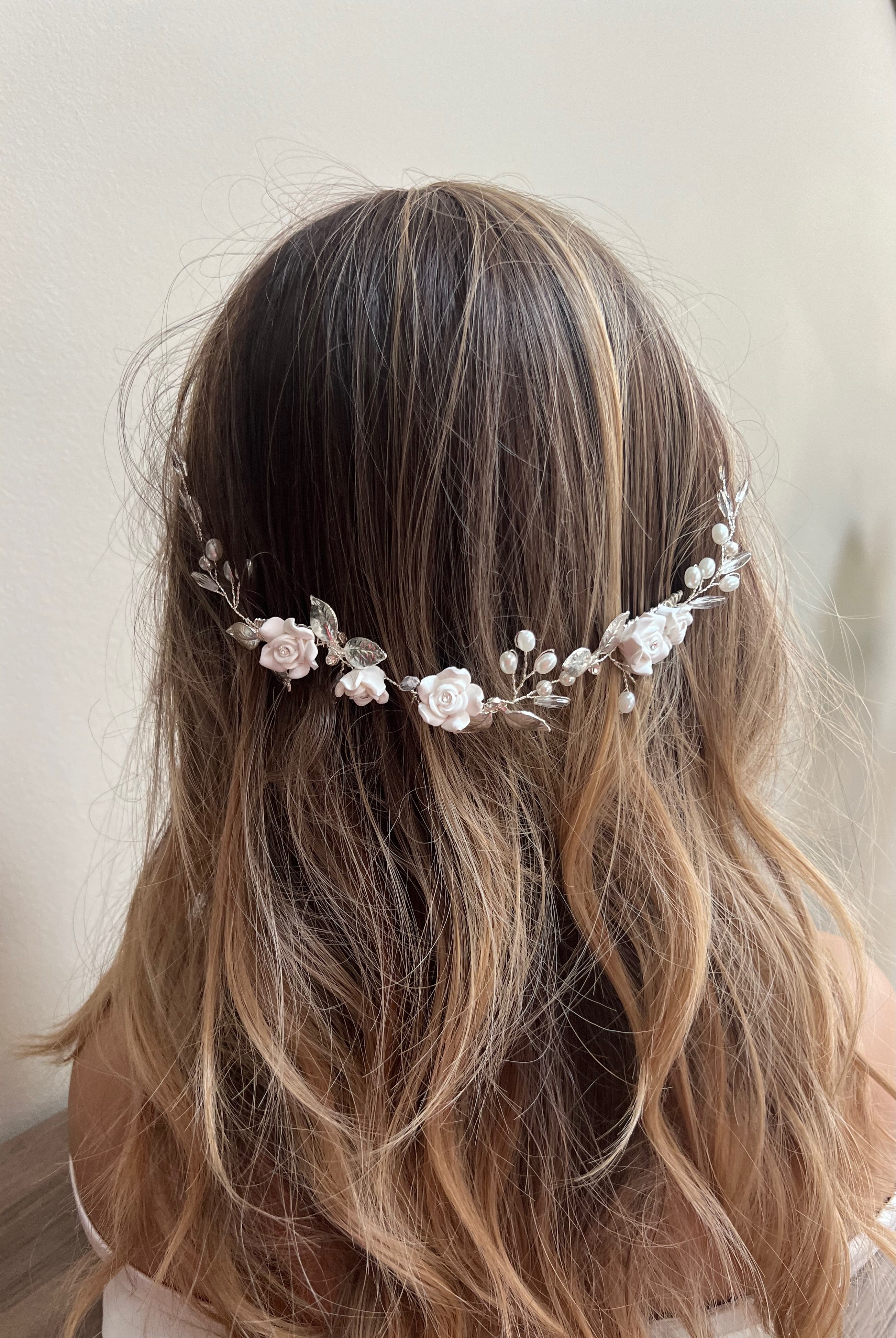 Floral Bridal Hair Comb - Molly