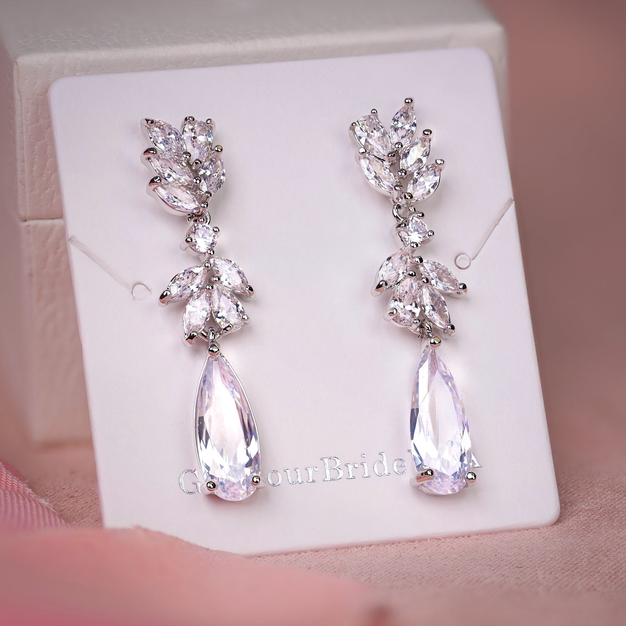 Stephanie - Crystal Bridal Earrings