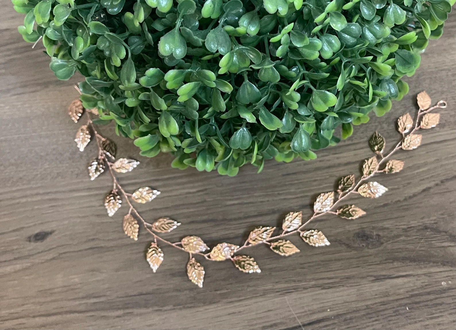 Anne - Bridal leaf hair vine