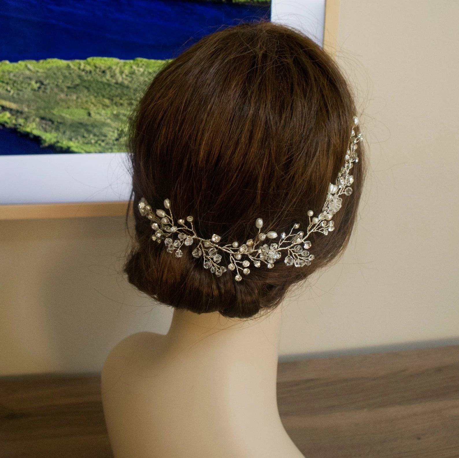 Renee - Bridal hair piece