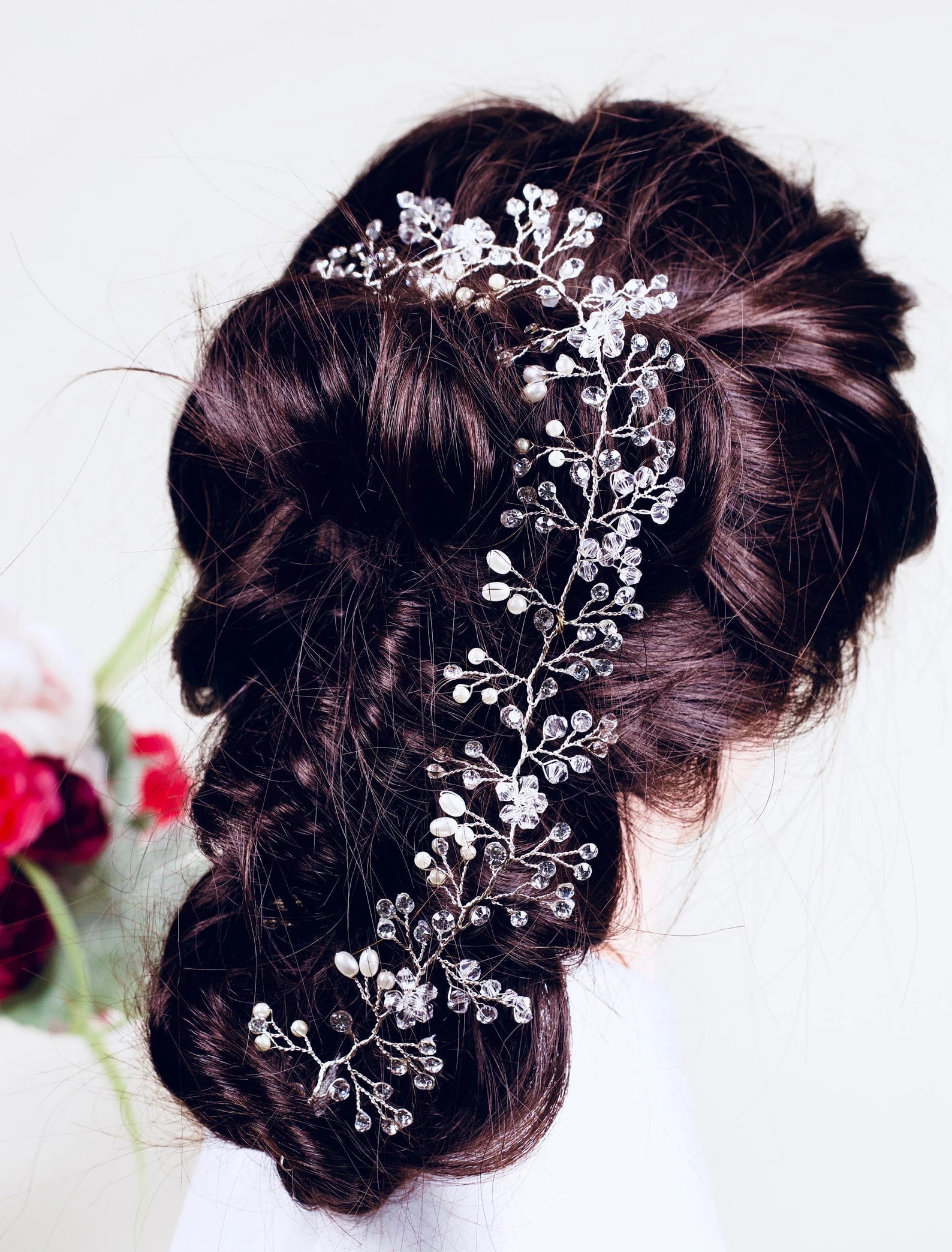 Renee - Bridal hair piece