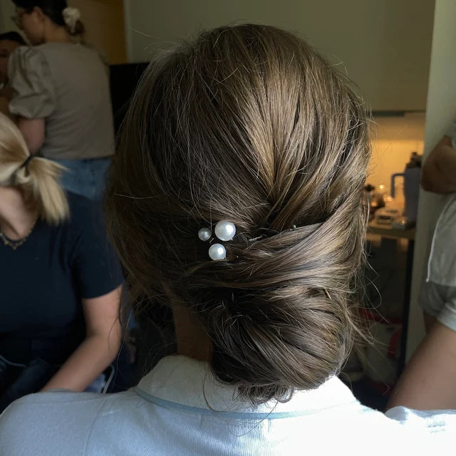 Pearl Wedding hair pins - Linda