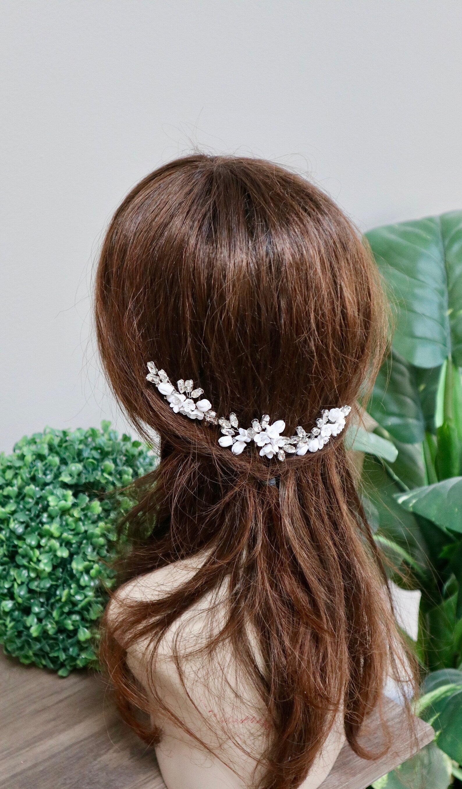 Floral Bridal hair pins - Samantha