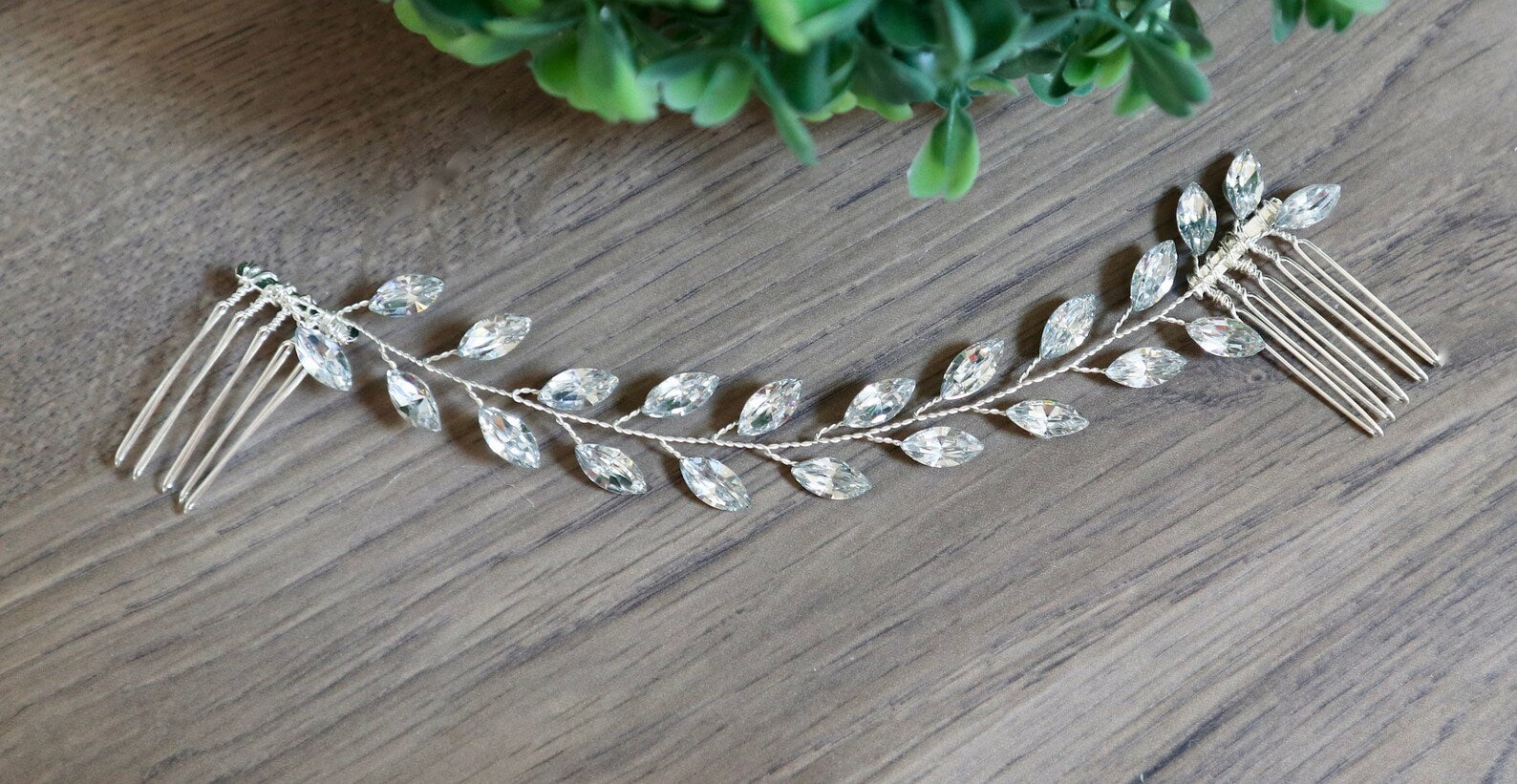 Crystal Bridal Hair Comb - Cristina