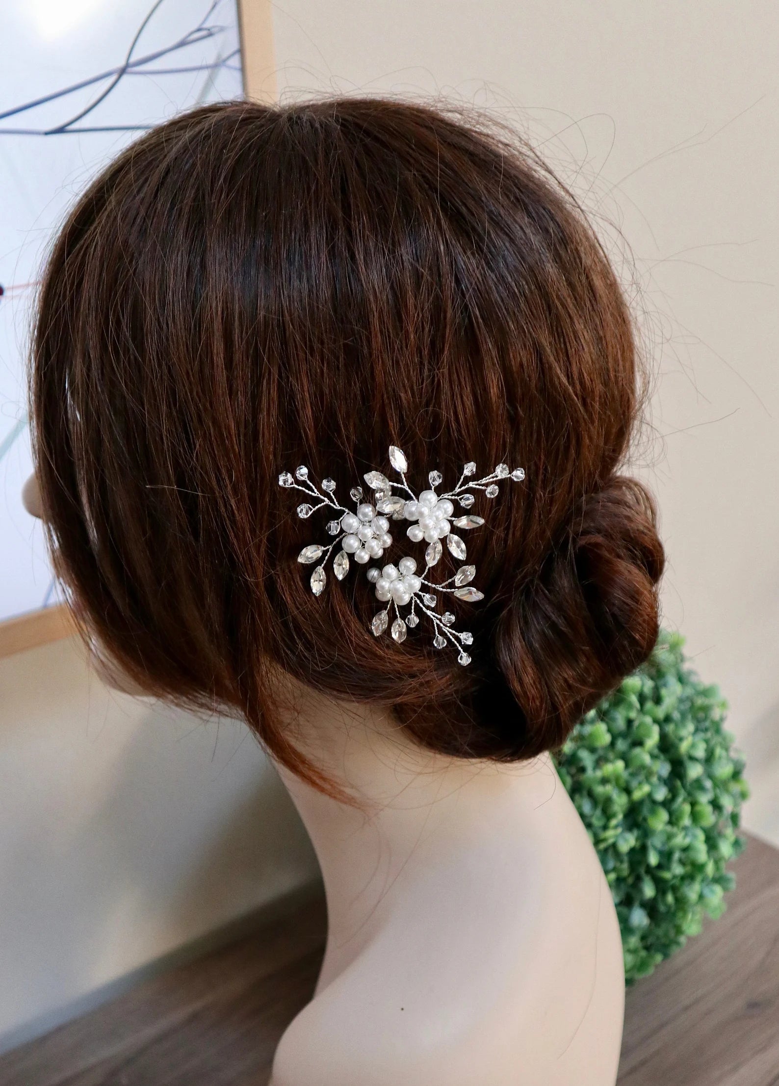 Pearl Wedding hair pins - Kimberly