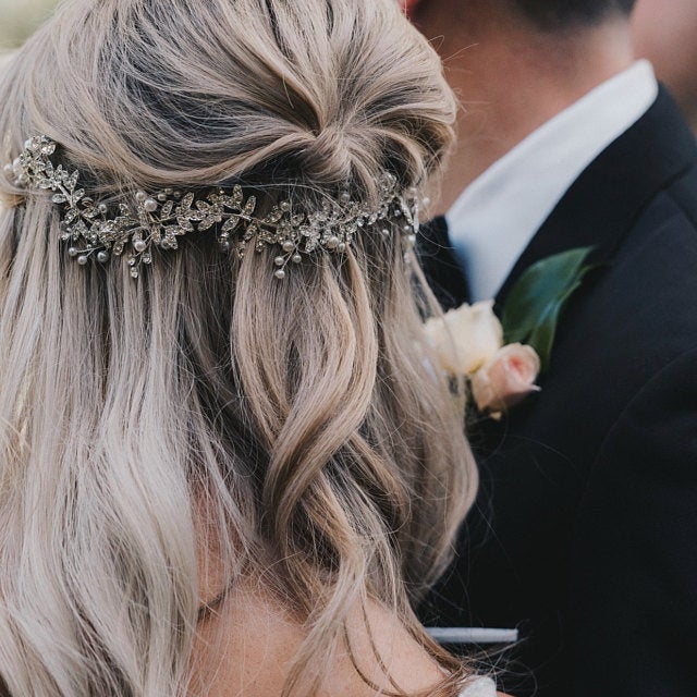 Bridal hair vine.