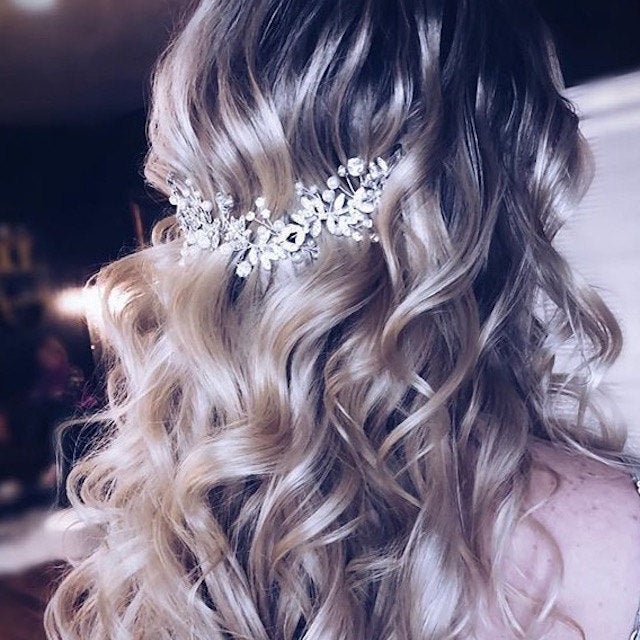 Bridal hair vine.