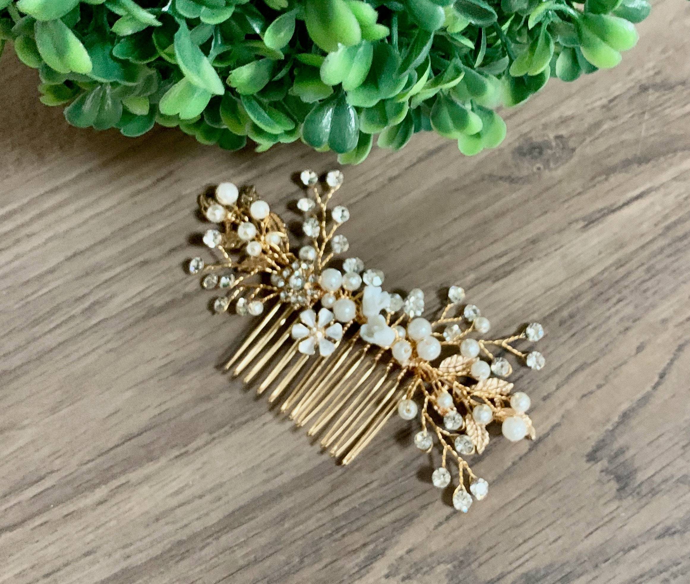 Bridal Hair comb-Deborah