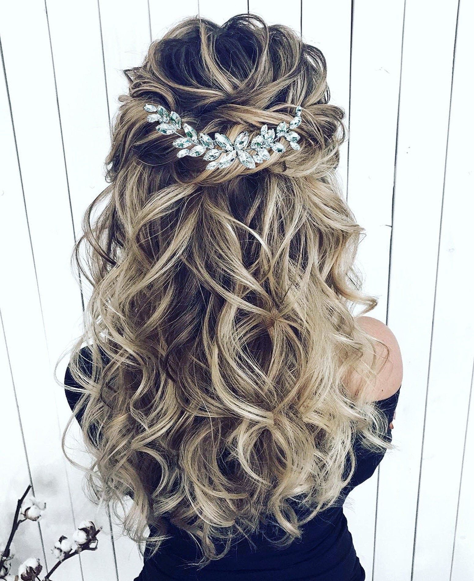 Crystal Hair Piece - Rebekah