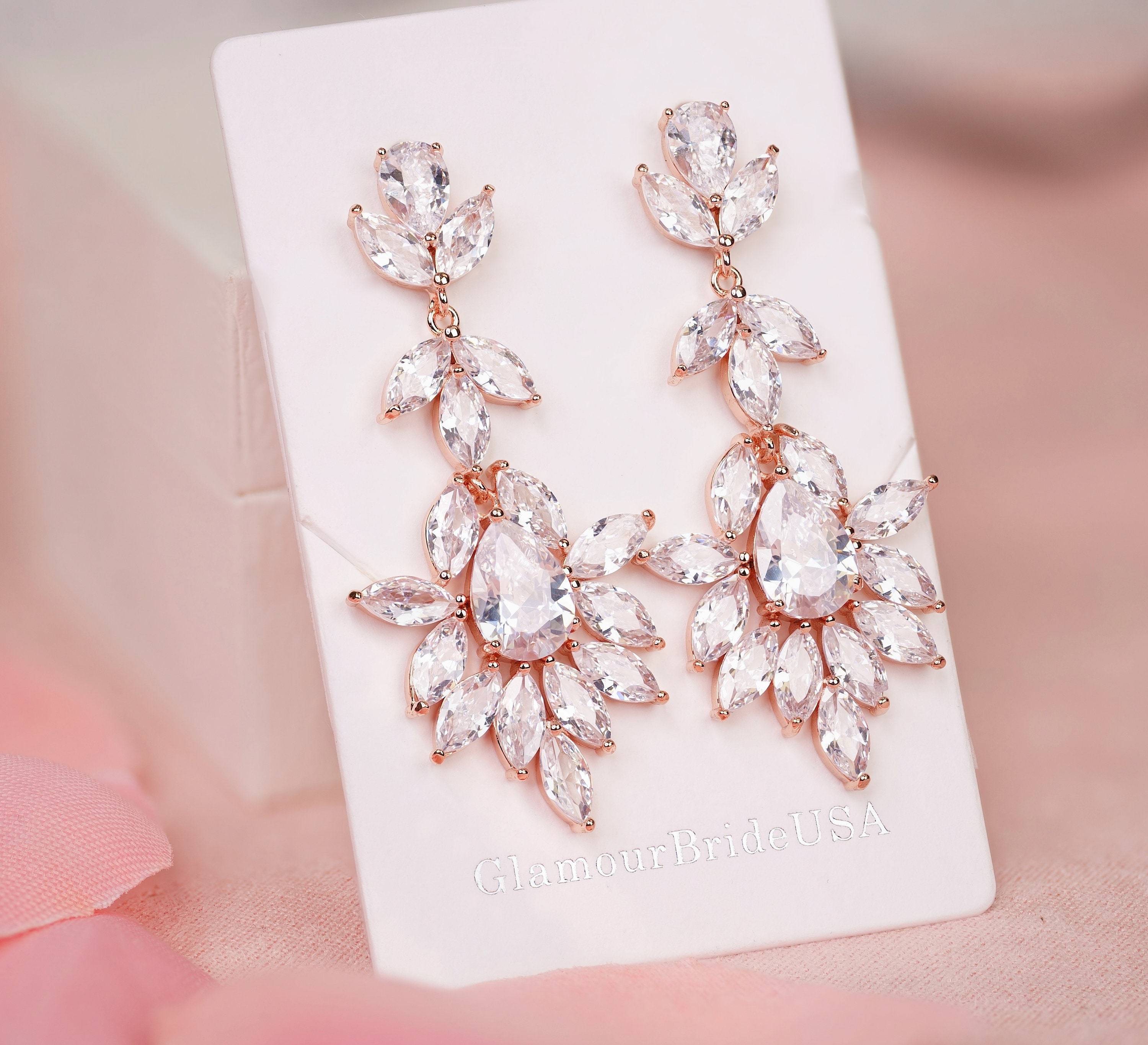 Danielle-Crystal Bridal Earring