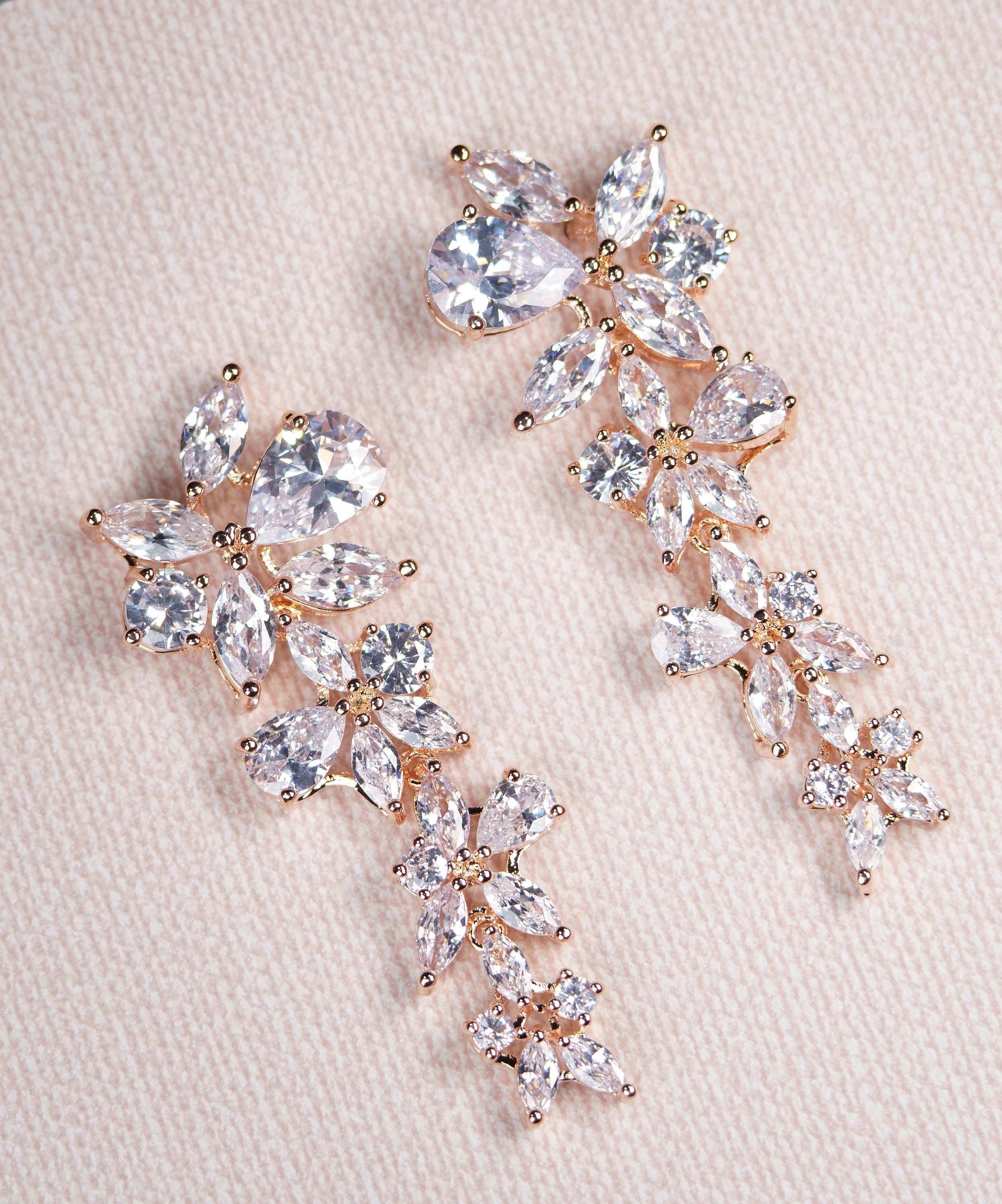 Statement Wedding Earrings -Christine