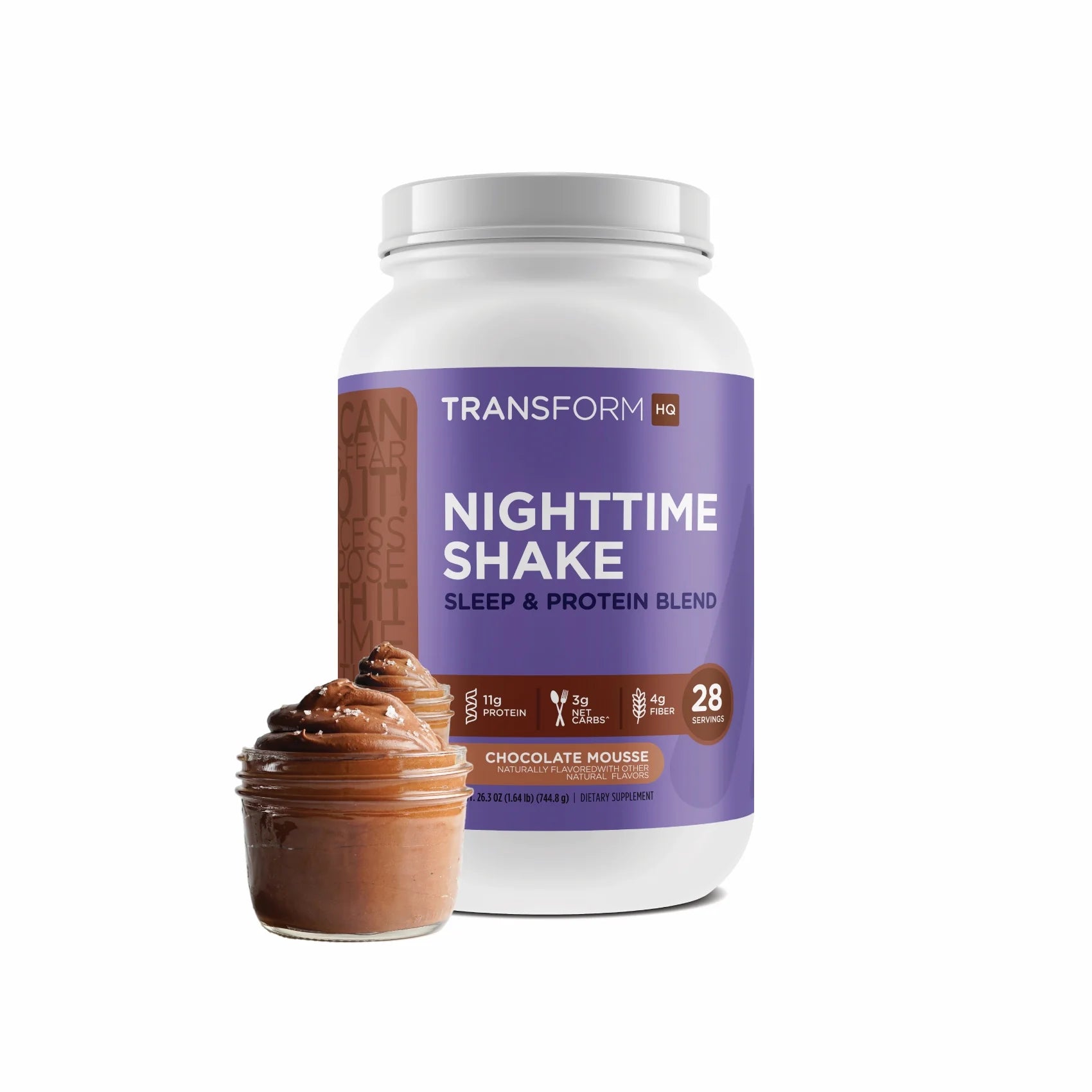 Nighttime Shake Chocolate Mousse Protein - TransformHQ