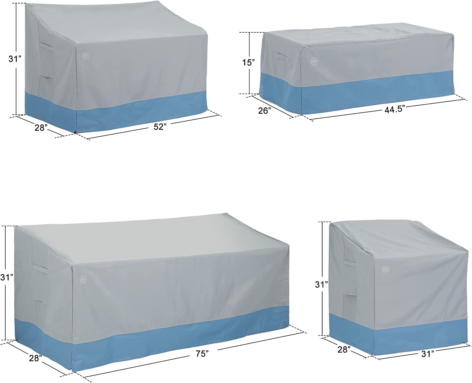 Outdoor Patio Furniture Set Cover