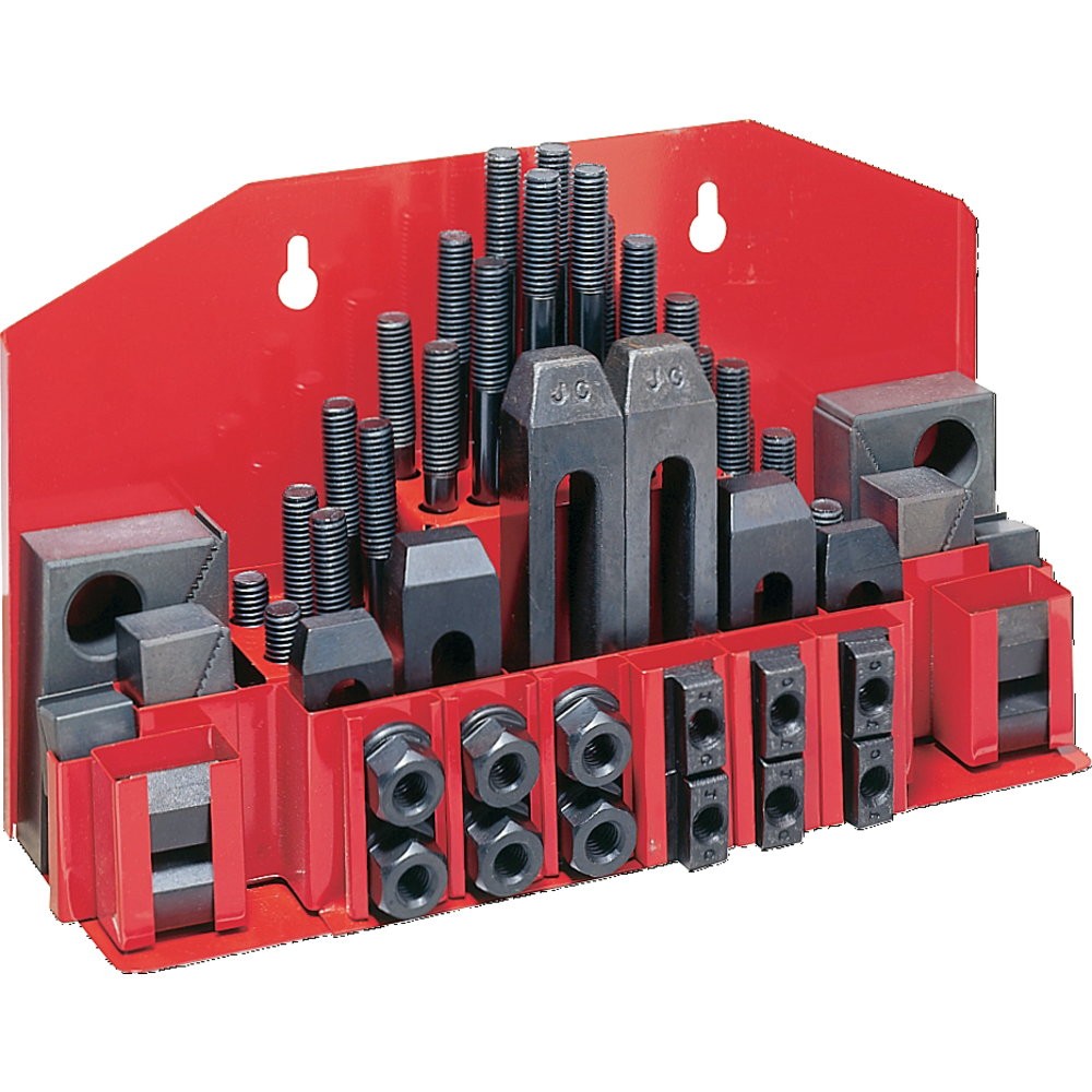 Jet JT9-660038 CK-38, 52-Piece Clamping Kit with Tray for 1/2