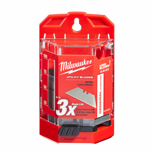 Milwaukee 48-22-1975 75 PC General Purpose Utility Blades w/ Dispenser